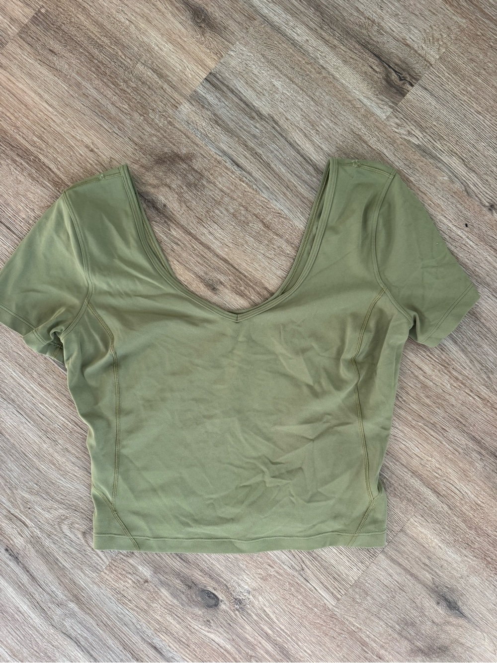 lululemon athletica Olive Green Align T-Shirt